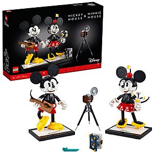 1739-Pc LEGO Classic Mickey Mouse & Minnie Mouse Buildable Characters Set $126 + Free Shipping