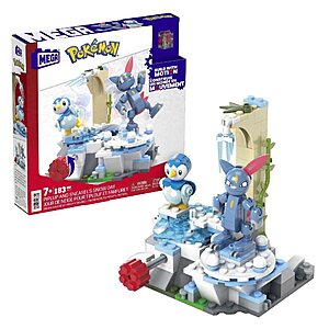171-Piece Mega Pokémon Piplup & Sneasel's Snow Day Action Figure Building Playset $6.27 + Free Shipping w/ Prime or on $35+