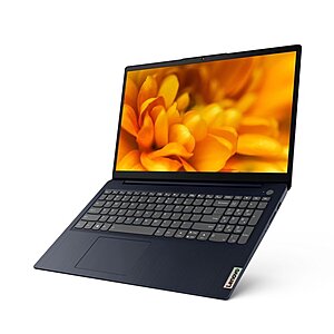 Lenovo Ideapad 3 Laptop: 15.6" FHD, AMD Ryzen 5 5500U, 8GB RAM, 256GB SSD, Abyss Blue, Windows 11 Home $429