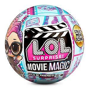 LOL Surprise Movie Magic Dolls with 10 Surprises $3.29. Ships free free w/ Prime or Red Card