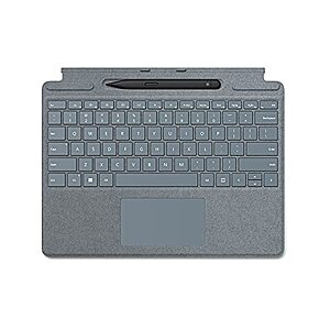 Microsoft Surface Pro Signature Keyboard w/ Surface Slim Pen 2 (Ice Blue) $85 + Free Shipping