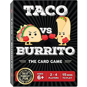 Taco vs Burrito Strategic Family Friendly Card Game $10.99 w/ Prime shipping @ Amazon