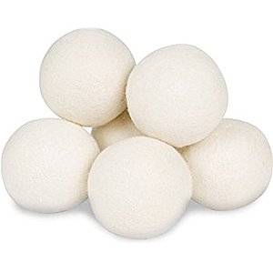 6-Pack Smart Sheep XL Wool Dryer Balls (Reusable Natural Fabric Softener) $9.83 w/ free prime shipping