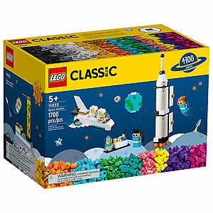 Select Costco Wholesale Stores: 1700-Pc LEGO Classic Space Mission Set $20 (in-warehouse only; Price/Availability May Vary)