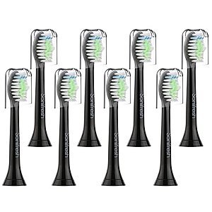 Sonifresh Toothbrush Replacement Heads8 Pack Black for $7.98