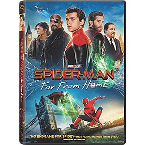 Marvel Studios Spider-Man: Far From Home DVD, Blu-Ray & 4K Ultra HD [PRICES UPDATED] - best prices, special features and compilation list of ALL retailer exclusives and deals!