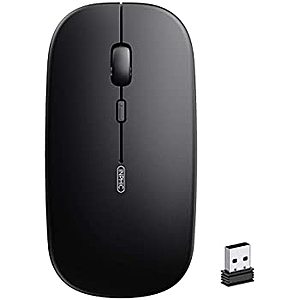 Wireless Mouse Rechargeable, Inphic Ultra Thin 1600 DPI $7.19