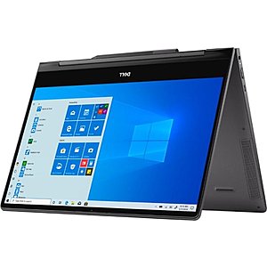 Dell - Inspiron 13.3" 7000 2-in-1 4K Ultra HD Touch-Screen Laptop - Intel Core i7 - 16GB Memory - 512GB SSD + 32GB Optane - Black $899.99
