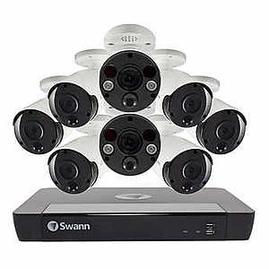 Swann 16-Channel 4K Ultra HD NVR Security System with 3TB HDD, 6 4K Bullet IP Cameras and 2 4K Bullet IP Cameras - Costco $899.99