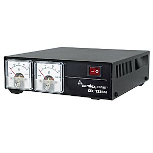 Samlex SEC-1235M Ham Radio Power Supply, 13.8V 30A with meters, $109.95 shipped