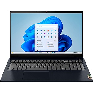 Lenovo - Ideapad 3i 15.6" FHD Touch Laptop - Core i5-1155G7 with 8GB Memory - 512GB SSD $349
