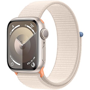 $299: Apple Watch Series 9 [GPS 41mm], Aluminum Case, Sport Band (45mm - $329)