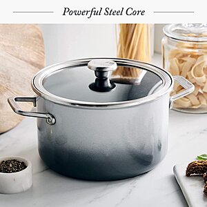Merten & Storck 6.3QT Stock Pot with Lid (Handmade in Germany) - Cloud Grey (Just dropped from $148) $25.62