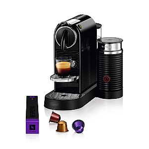 Nespresso CitiZ & Milk Espresso Machine by De'Longhi with Aeroccino Milk Frother $129.99