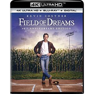 Target 20% off movies, Field of Dreams UHD, Transformers The Movie and more