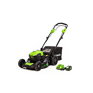 Greenworks 60V Brushless Li-Ion 21" Self-Propelled Lawn Mower w/ 5Ah Battery $319 + Free S&H
