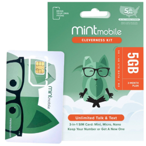 New Subscribers: Mint Mobile 3-Month 5GB/mo Plan SIM Kit + $25 Target Gift Card $45 + Free Shipping