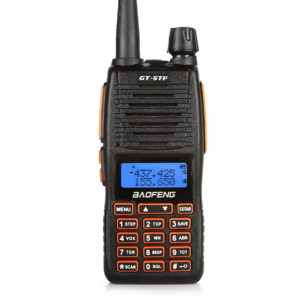 Baofeng Ham Radio Handheld GT-5TP, 8W Portable with High Capacity Battery, Dual Band High Power Two Way Radio with Dual PTT, Black $20.79
