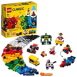 $26.99: LEGO Classic Bricks and Wheels 11014 Building Kit @Amazon