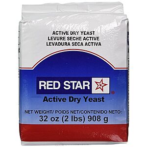 Red Star Active Dry Yeast, 2 Pound Pouch $8.99 Amazon