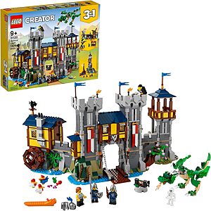 1426-Piece LEGO Creator 3-in-1 Medieval Castle Building Set $80 + Free Shipping