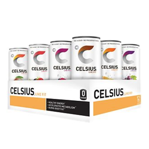 Celsius Energy Drink - Assorted Flavors (24 Drinks)  $31.86 + Free Shipping