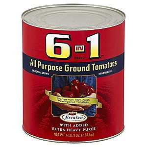 6-In-1 Ground Tomatoes (6.9 lbs Can) - $7.47 with S&S