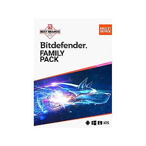Bitdefender Family Pack (Download, 15 Devices, 2 Years) $39.99 + $7 off $32.99