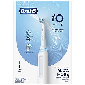 Oral-B iO Series 4 Electric Toothbrush + ($25 Walgreens Cash) + ($15 rebate) for $64 (or Series 6 for $80)