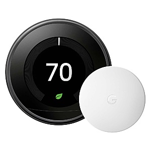 Google Nest Learning Thermostat with Nest Temperature Sensor $179.99 @Costco.com