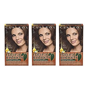 3-Pack Clairol Natural Instincts Hair Color Kit (Suede Light Brown)  $7.50 w/ S&S & More + Free S&H