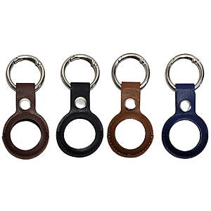 onn. Protective Holder with Carabiner-Style Ring for Apple AirTag, Silicone, Multi Colors, 4 Count $1 at Walmart