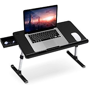 Prime Members: SAIJI Adjustable Laptop Bed Tray Desk (Large, Gray) $29.25 + Free Shipping