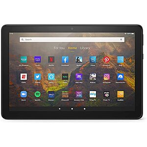 Amazon Fire HD 10 Tablet (2021 Model): 64GB $115, 32GB $75 + Free Shipping