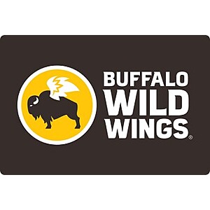 Kroger: $50 Buffalo Wild Wings eGift Card $42.50 & More