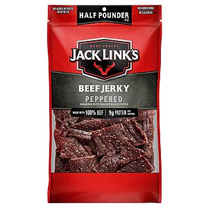 Jack Link's Beef Jerky: 8-Oz Teriyaki $8.65, 8-Oz Peppered $7.65 & More w/ Subscribe & Save