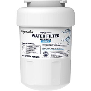 Amazon Basics Replacement Refrigerator Water Filter (GE MWF Advanced) $5.40 & More