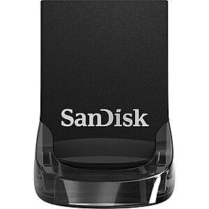 256GB SanDisk Ultra Fit USB 3.1 Flash Drive $18.90