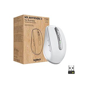 Logitech MX Anywhere 3 Mouse w/ Bolt Receiver (Business Edition, Pale Grey) $58 + Free Shipping