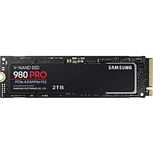 2TB Samsung 980 PRO PCIe 4.0 NVMe M.2 Internal Solid State Drive $122 + Free Shipping