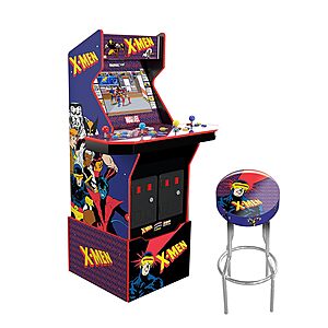 Arcade 1Up X-Men 4 Player Arcade Machine w/ Riser & Stool $400 & More + Free Shipping