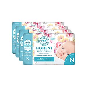 Prime Members: The Honest Company Diapers: 128-Count Size 0 from $27.75 w/ Subscribe & Save & More + Free S/H