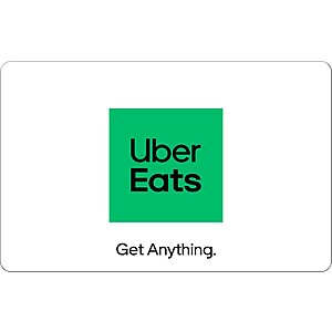 $100 Uber / Uber Eats Gift Card (Digital/Physical) $85