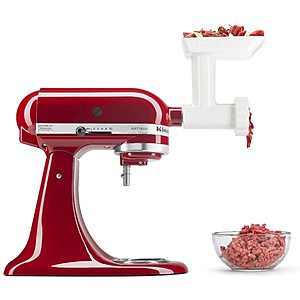 KitchenAid Plastic Food Grinder Attachment $30 w/Free Shipping, Metal Food Grinder $60, Spiralizer $56.24, and more on sale $29.99