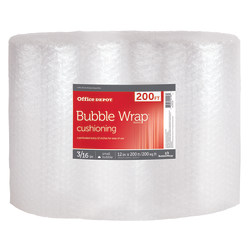 200' Office Depot 12" Bubble Wrap Roll (3/16" Thick) $12 + Free Shipping