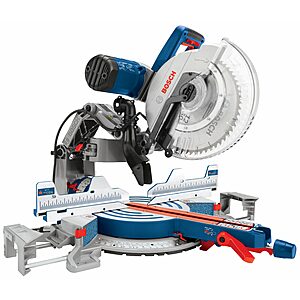 Lowes Bosch Glide 12-in 15-Amp Dual Bevel Sliding Compound Corded Miter Saw $450. Lowes CC needed.