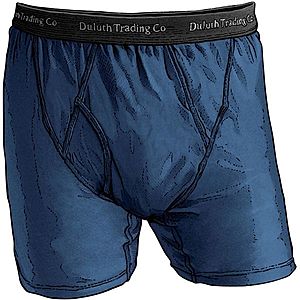 Duluth Trading Co. Men's Buck Naked Performance Boxers or Briefs (various) 5 for $66 + Free Shipping