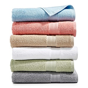 Sunham Soft Spun Cotton Washcloth $1, Hand Towel $1.99, Bath Towel $2.99 at Macys (Pickup or free ship on $25)