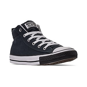 Men's Converse Chuck Taylor Street Mid Black Toe Casual Sneakers $20 & More + Free S/H $25