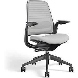 Steelcase Series 1 Work Office Chair w/ Carpet Casters (Nickel) $359